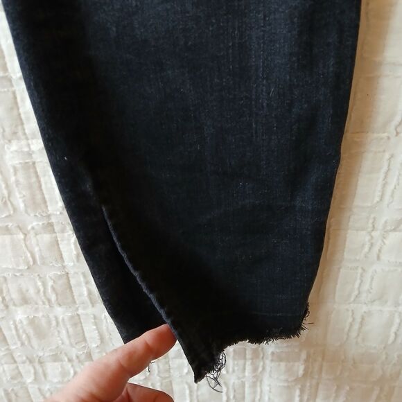 Boden Dark Cropped Denim Jeans Denim Sz.8 - Picture 4 of 6